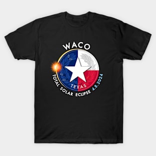 2024 Total Solar Eclipse Totality Waco Texas 28 T-Shirt